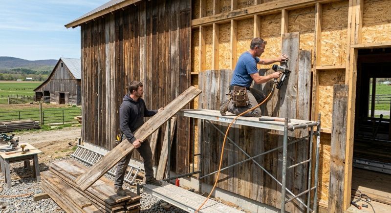 Barn Siding Installation in Grantham, NH