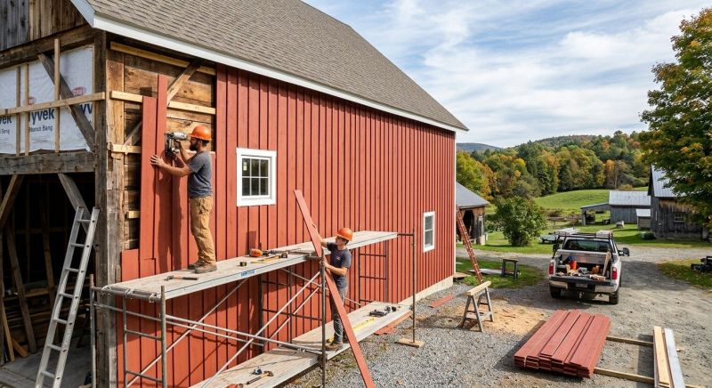Barn Siding Installation in Henniker, NH