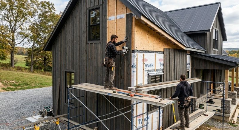 Barn Siding Installation in Lebanon, NH