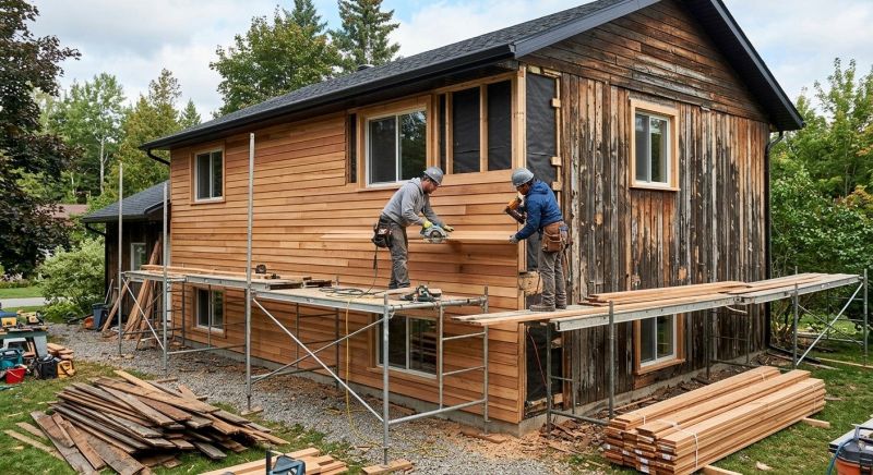 Barn Siding Installation in Springfield, VT