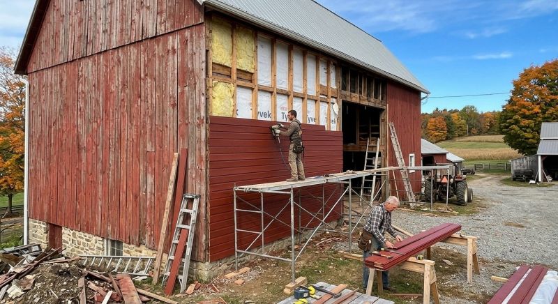 Barn Siding Replacement in Bellows Falls, VT