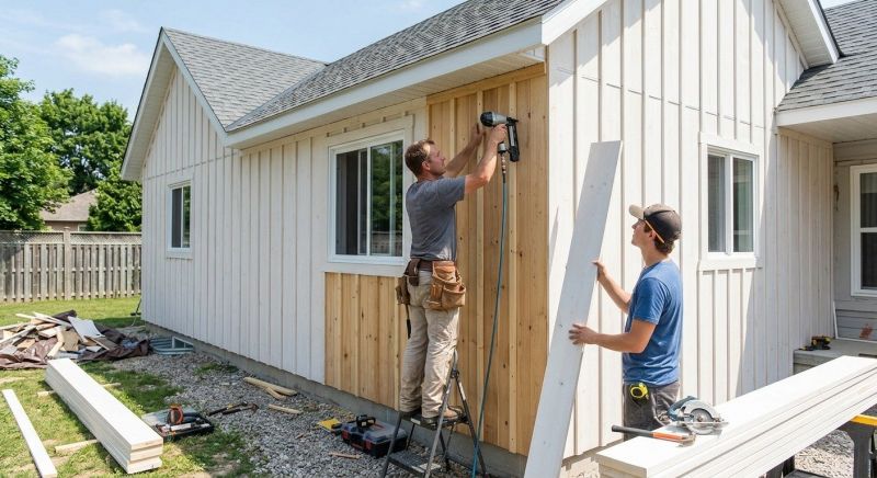 Batten Siding Installation in Claremont, NH