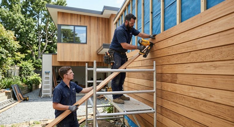 Cedar Cladding Installation in Sunapee, NH