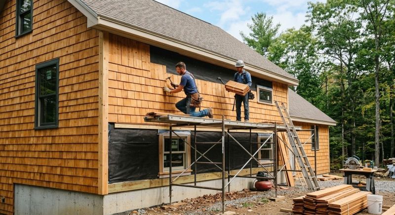Cedar Siding Installation in Grafton County, NH