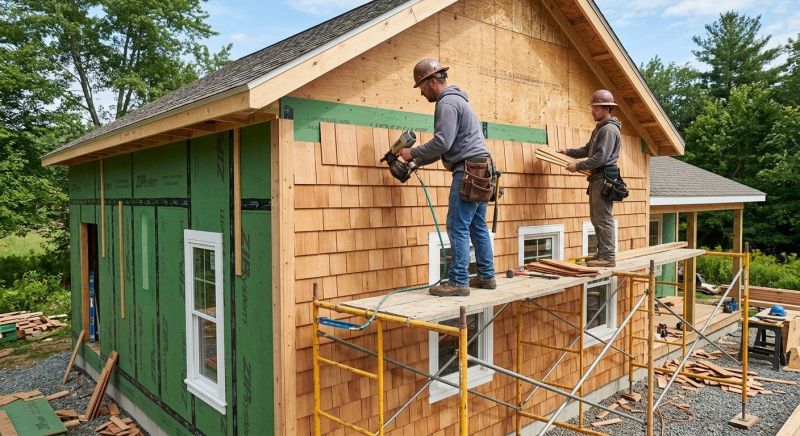 Cedar Siding Installation in Grantham, NH