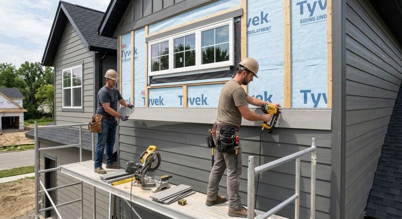 Composite Siding Installation in Springfield, VT