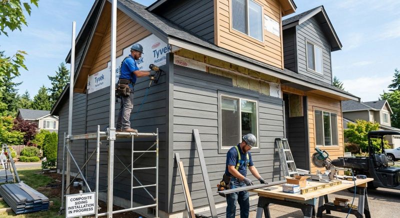Composite Siding Installation in Sullivan County, NH
