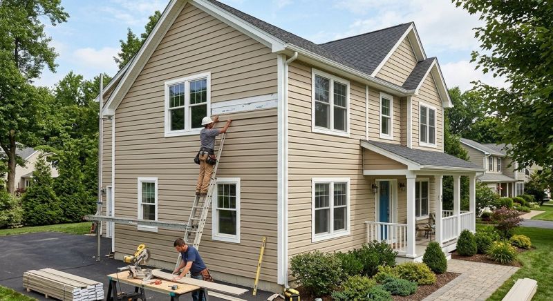 Dutch Lap Siding Installation in Sunapee, NH