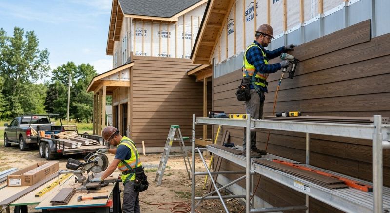 Faux Wood Siding Installation in Grantham, NH