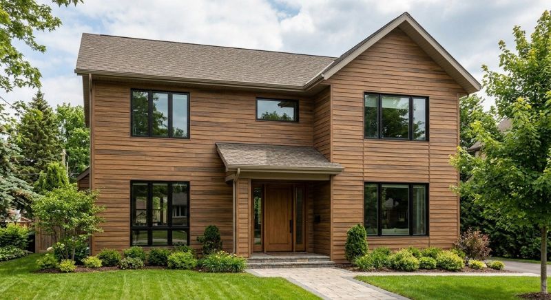 Faux Wood Siding Installation in Sullivan County, NH