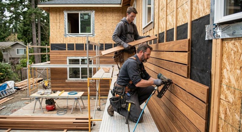 Hardwood Siding Installation in Sunapee, NH