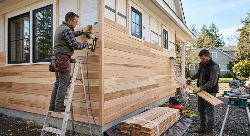 Hardwood Siding Installation in Newbury, NH