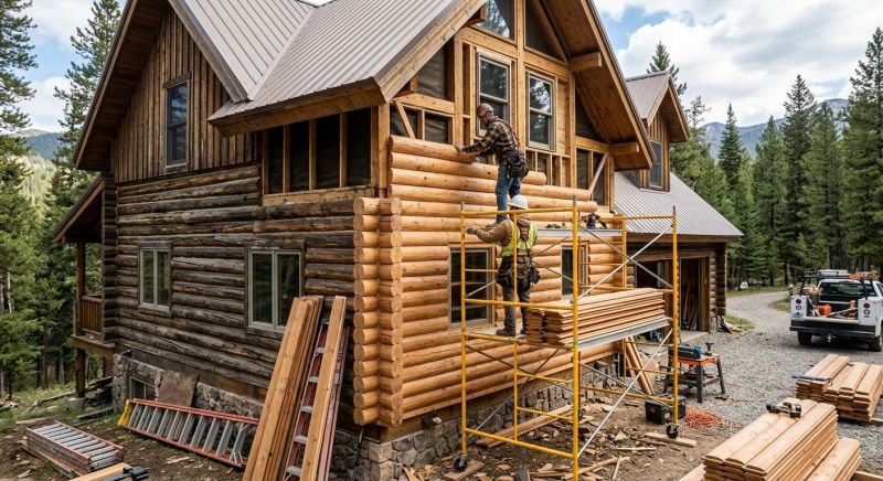 Log Siding Installation in Bellows Falls, VT