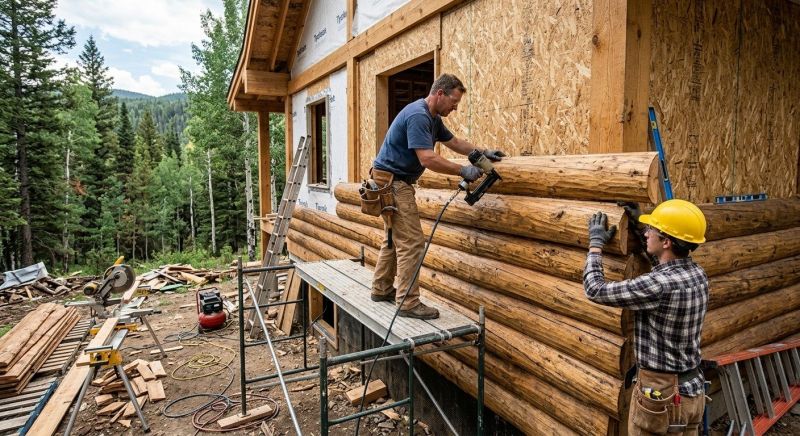Log Siding Installation in White River Junction, VT