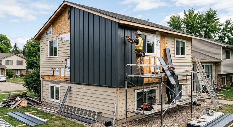 Metal Siding Replacement in Springfield, VT