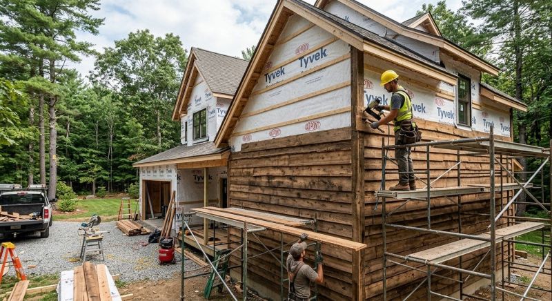 Rustic Siding Installation in Sunapee, NH