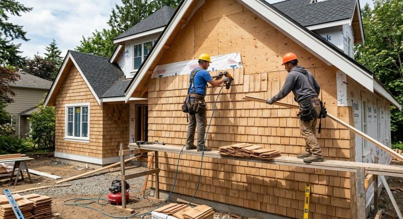 Shake Siding Installation in Charlestown, NH