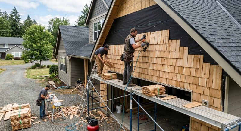 Shake Siding Installation in Windsor, VT