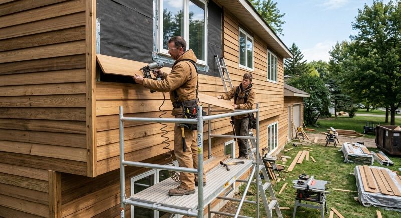 Wood Barn Siding Installation in Sunapee, NH