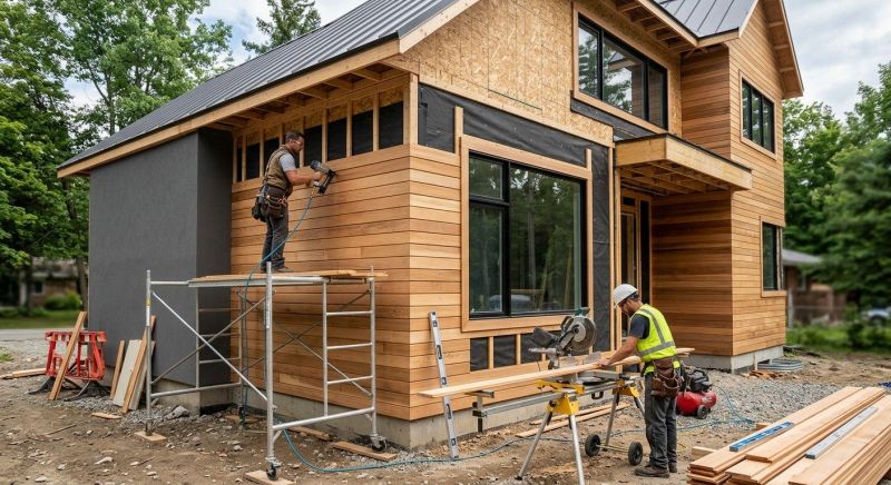 Wood Barn Siding Installation in Sunapee, NH