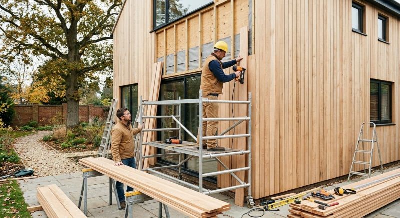 Wood Cladding Installation in Sunapee, NH