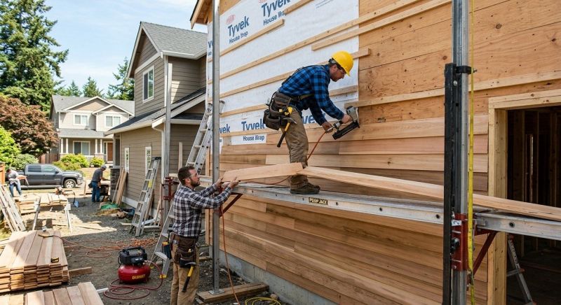 Wood Plank Siding Installation in Sunapee, NH